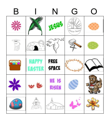 Easter Bingo Card