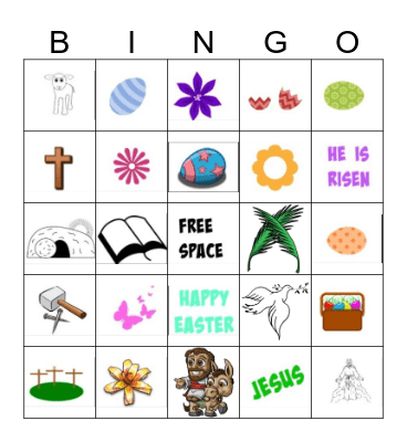 Easter Bingo Card