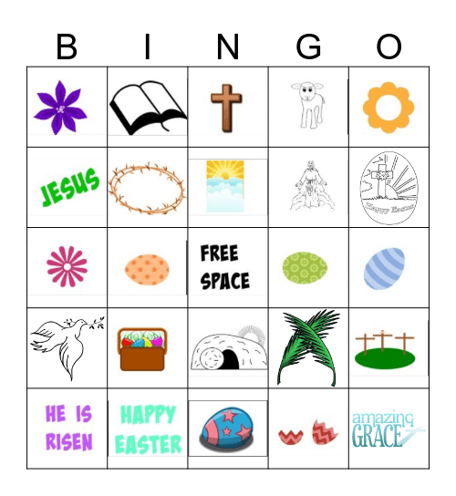 Easter Bingo Card
