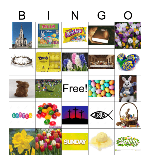 SPRINGO Bingo Card