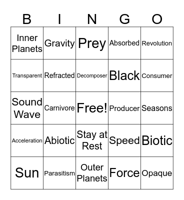 Air Prep Bingo  Bingo Card