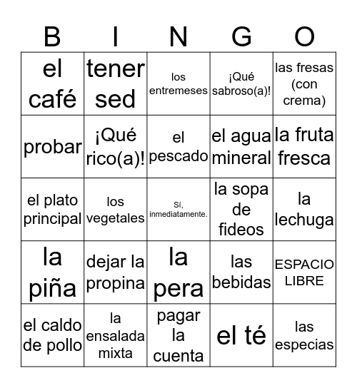 S2B - U3 Bingo Card