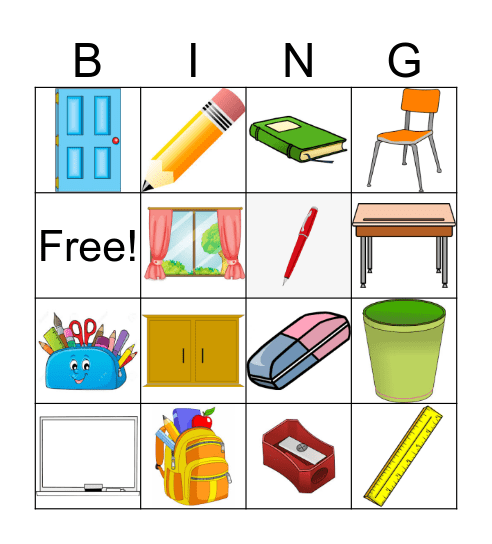 CLASSROOM BINGO Card