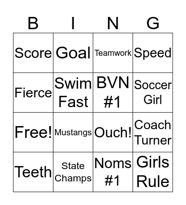 NOM Bingo Card