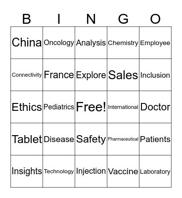 BIA BINGO Card