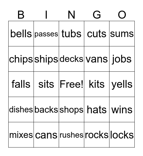 1.6 Bingo Card