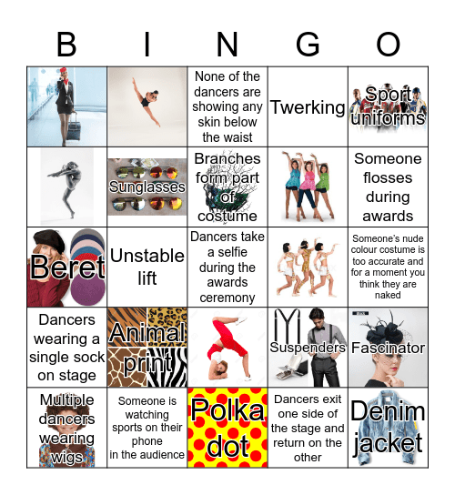 OTF #1 (the things you see at comp...) Bingo Card