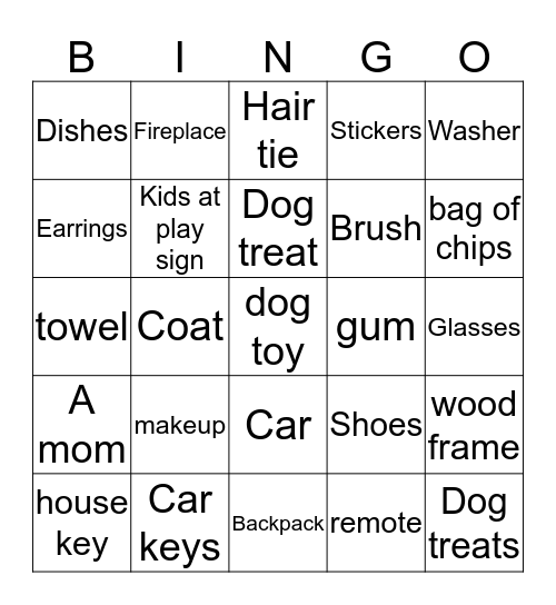 Jessica's Badge Bingo Card