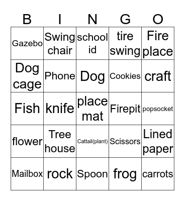 Jessica's Badge Bingo Card