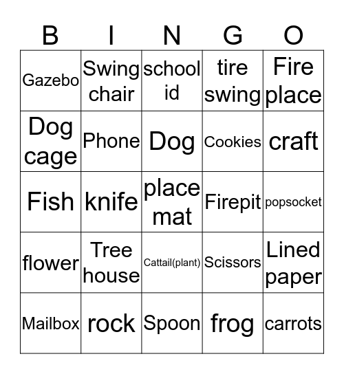 Jessica's Badge Bingo Card