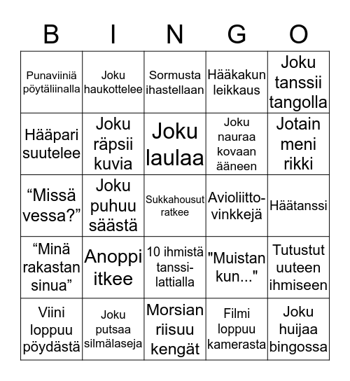 HÄÄBINGO Card