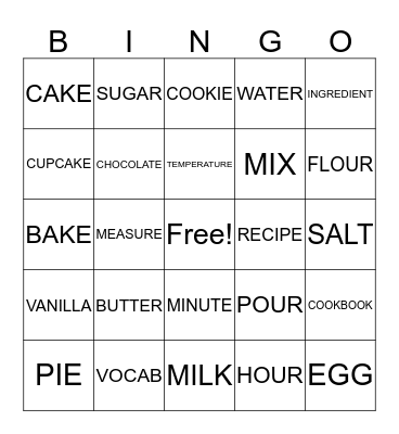 ASL BINGO Card