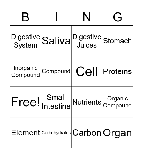 Category 2: Force and Motion Bingo Card