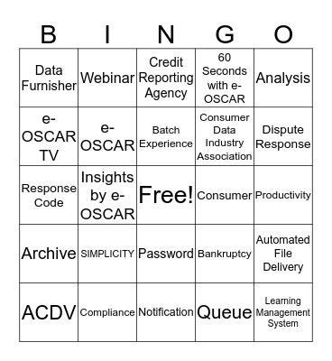 SIMPLICITY 2019 Buzzword Bingo Card