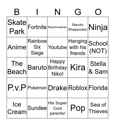 Beach Bingo Cards On Bingo Baker - roblox ice skating 2014 beta roblox