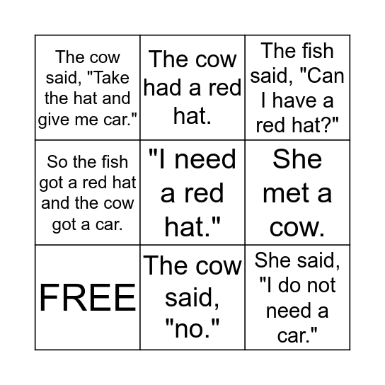 THE RED HAT Bingo Card