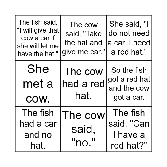 THE RED HAT Bingo Card