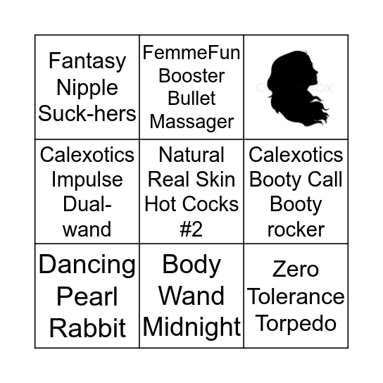 Lady's Night Bingo Card