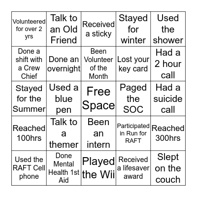 Have you _____??? Bingo Card