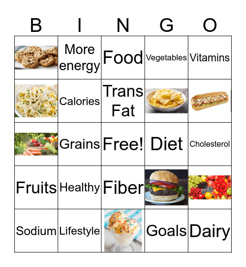 Health Bingo Card