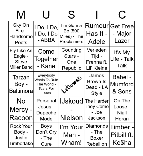 114 Bingo Card