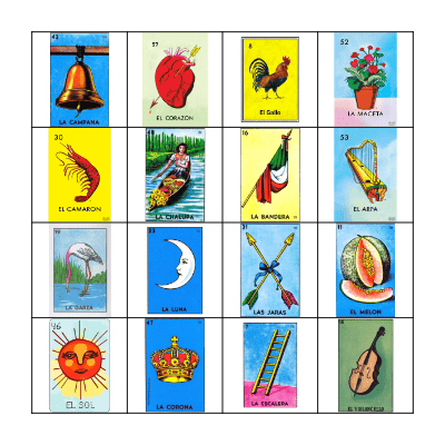 LOTERIA Bingo Card