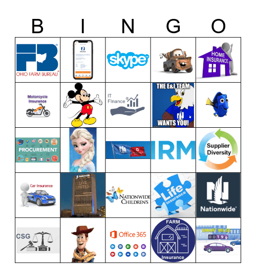 Nationwide Procurement BINGO!!! Bingo Card
