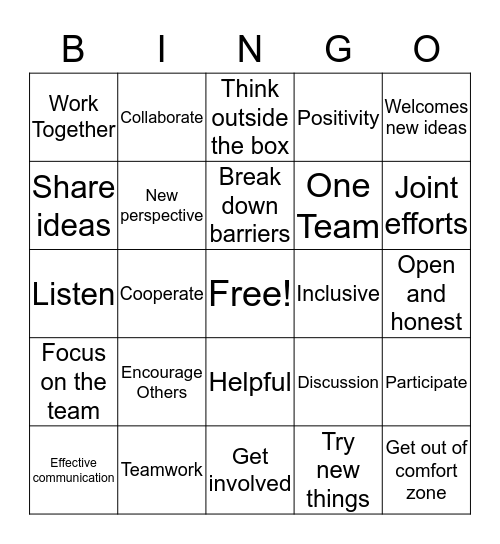 Imperial Plastics - Core Value Bingo Card