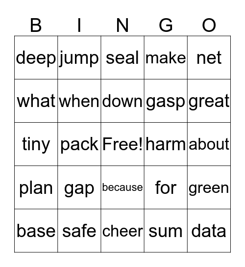 DC Reads BINGO Card