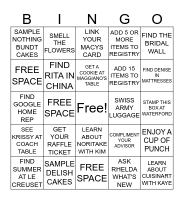 SIP & SCAN BINGO Card