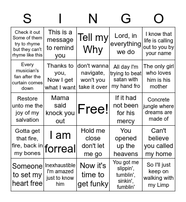 SINGO: Happy Birthday Neka  Bingo Card