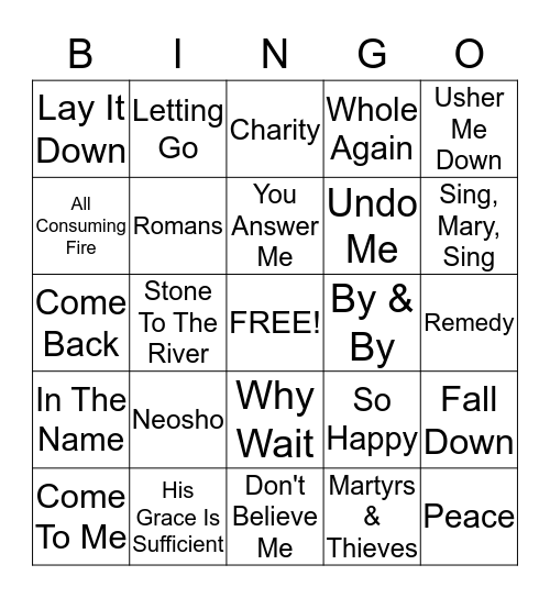 JK Bingo Bash Bingo Card