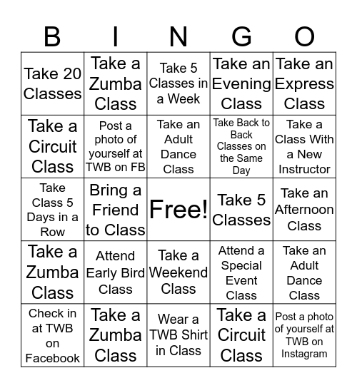 Game of Tone Bingo Card