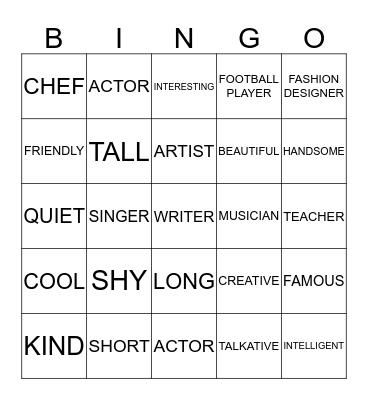 TB 2 UNIT 2 Bingo Card