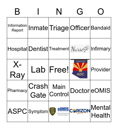 CORIZON HEALTH BINGO  Bingo Card