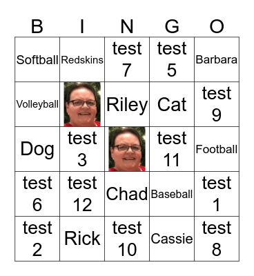 Bertie Bingo! Bingo Card