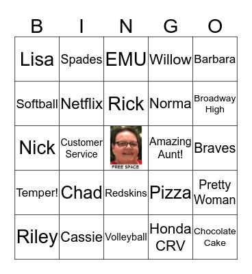 Bertie Bingo! Bingo Card