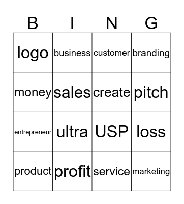 Ultra Education Bingo! Bingo Card