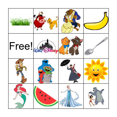 Disney Spring Fling! Bingo Card