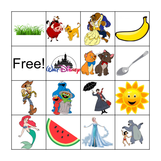 Disney Spring Fling! Bingo Card