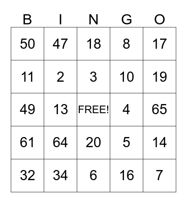 Baby Shower Bingo!!! Bingo Card