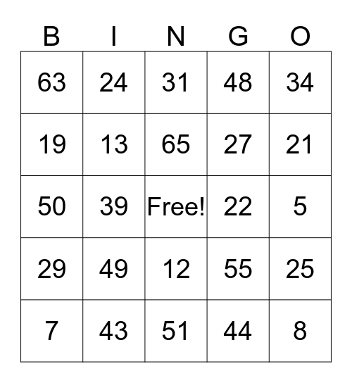 Baby Shower Bingo!!! Bingo Card