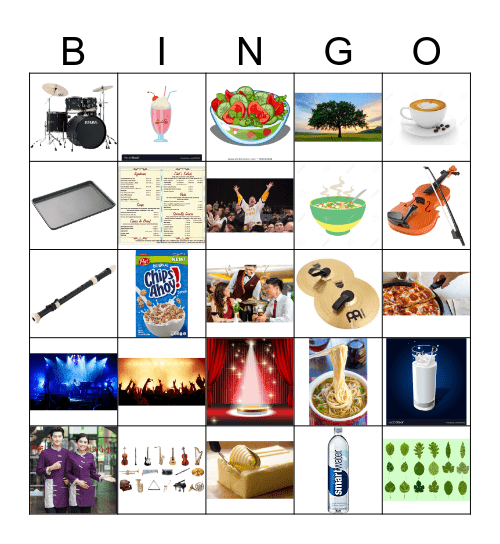 UNIT 1-2 VOCABULARY Bingo Card