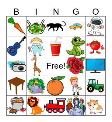 TRANSPARENT WORDS Bingo Card