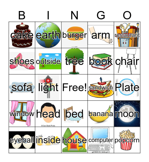 VOCABULARY HUNT (9-12) Bingo Card