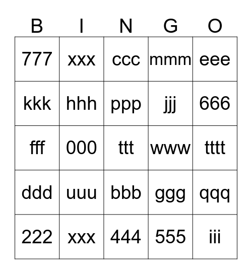 Ivon en Frans  Bingo Card