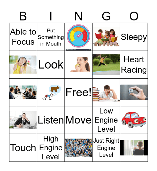 ALERT Program Bingo Card
