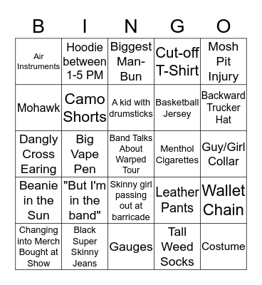 So What?! BINGO Card