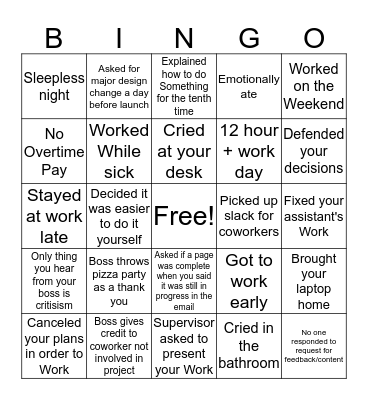 Website Migration Bingo Card