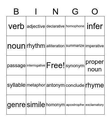 Paloma's Awesome Bingo Card